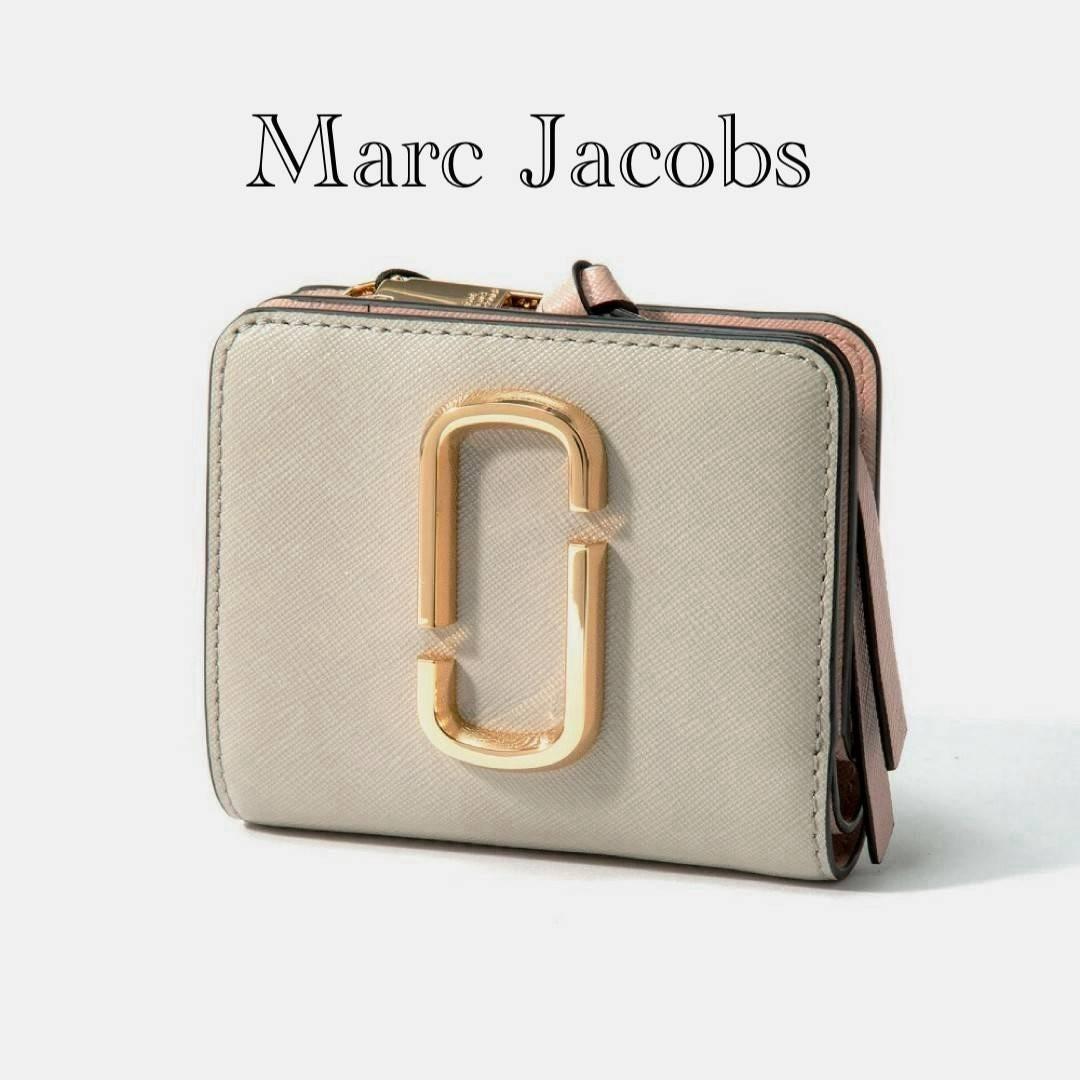 (Marc Jacobs/マーク ジェイコブス)スナップショット ミニ コンパクト ウォレット 二つ折り財布(中古-良い)