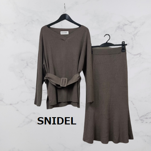 20％off【SNIDEL】ニットセットアップ（中古品-良い）